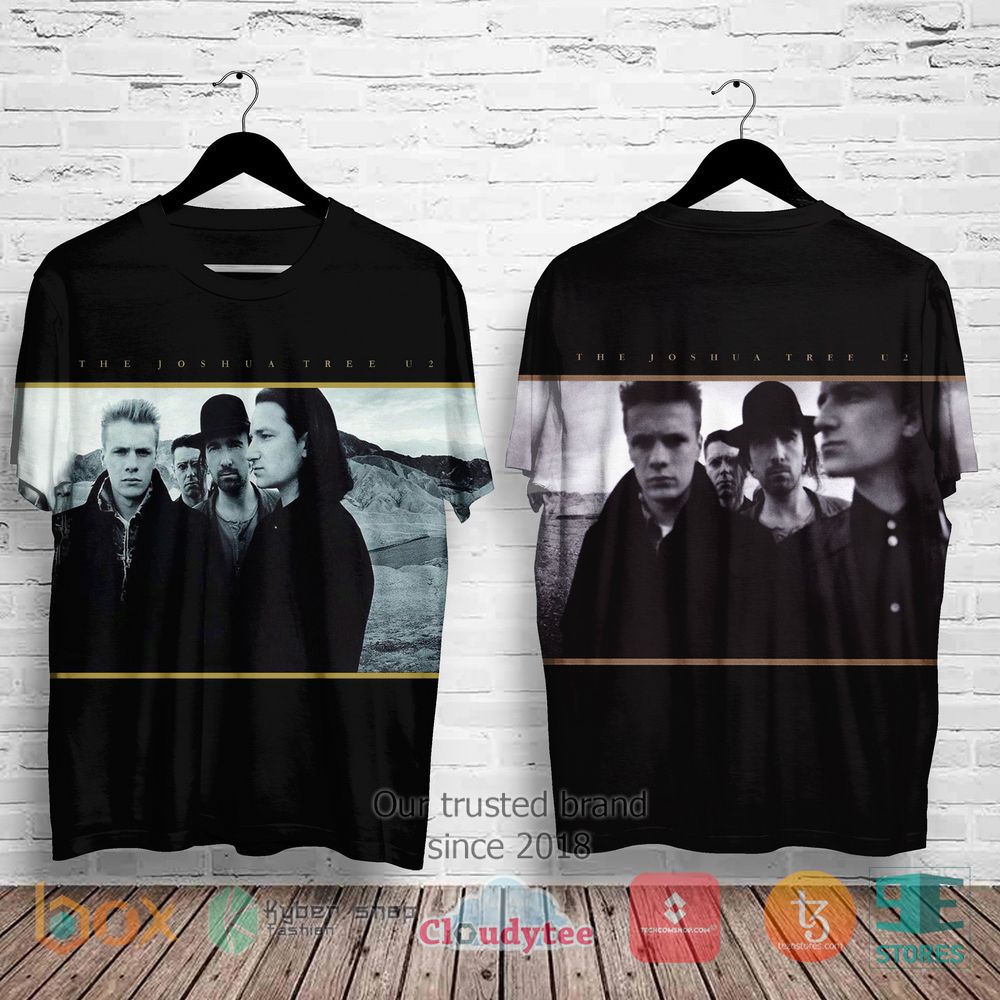 HOT U2 Band Members Album 3D Shirt 2