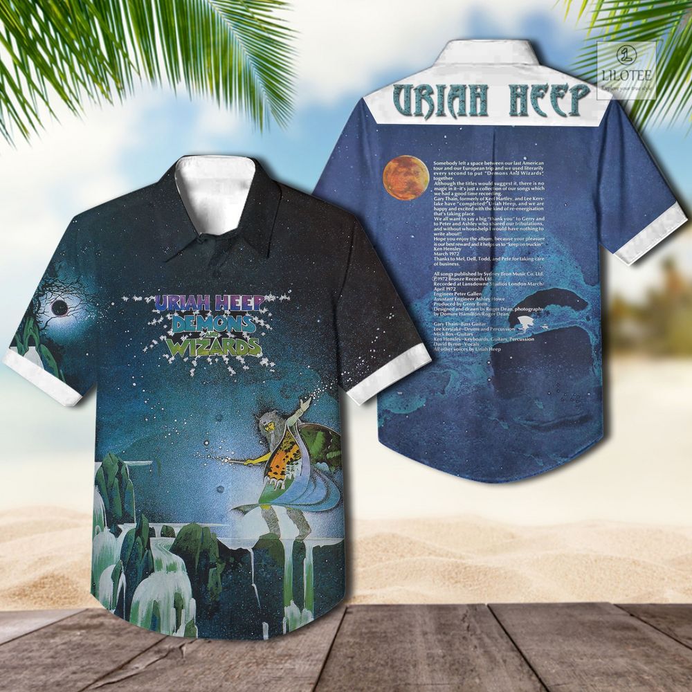 BEST Uriah Heep Demons Casual Hawaiian Shirt 3