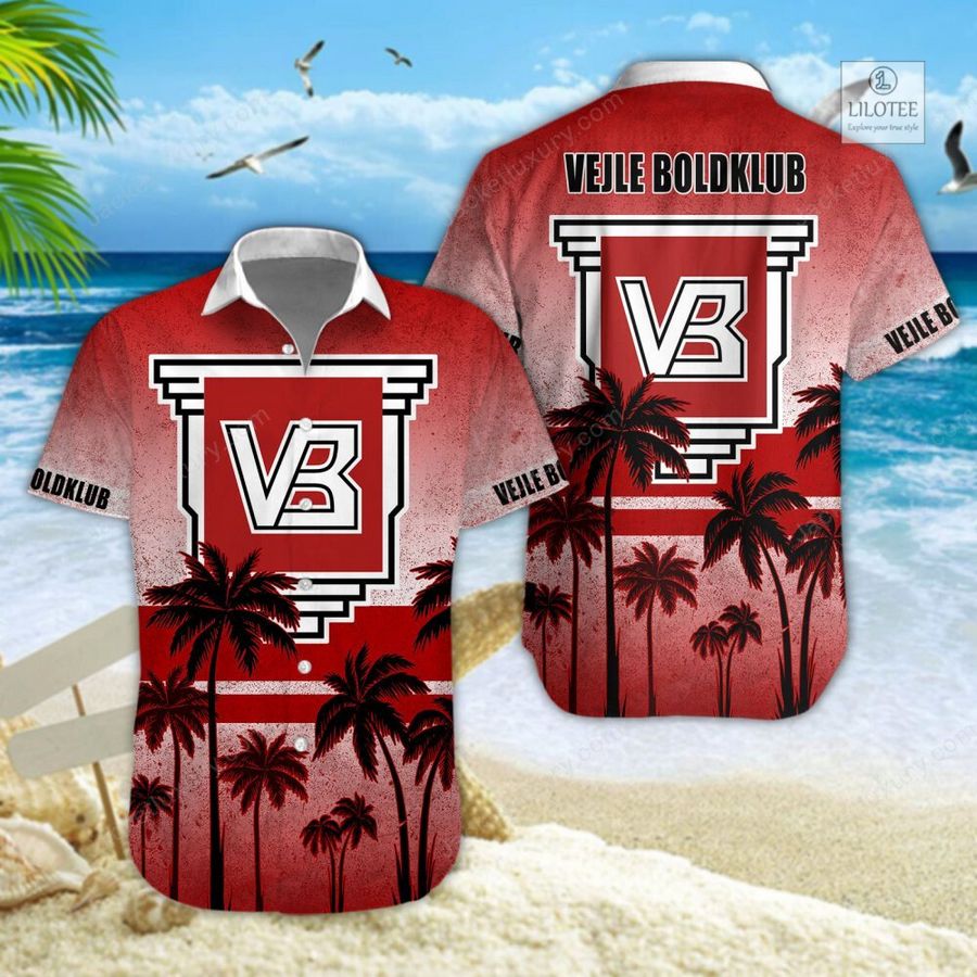 BEST Vejle Boldklub Hawaiian Shirt, Short 4