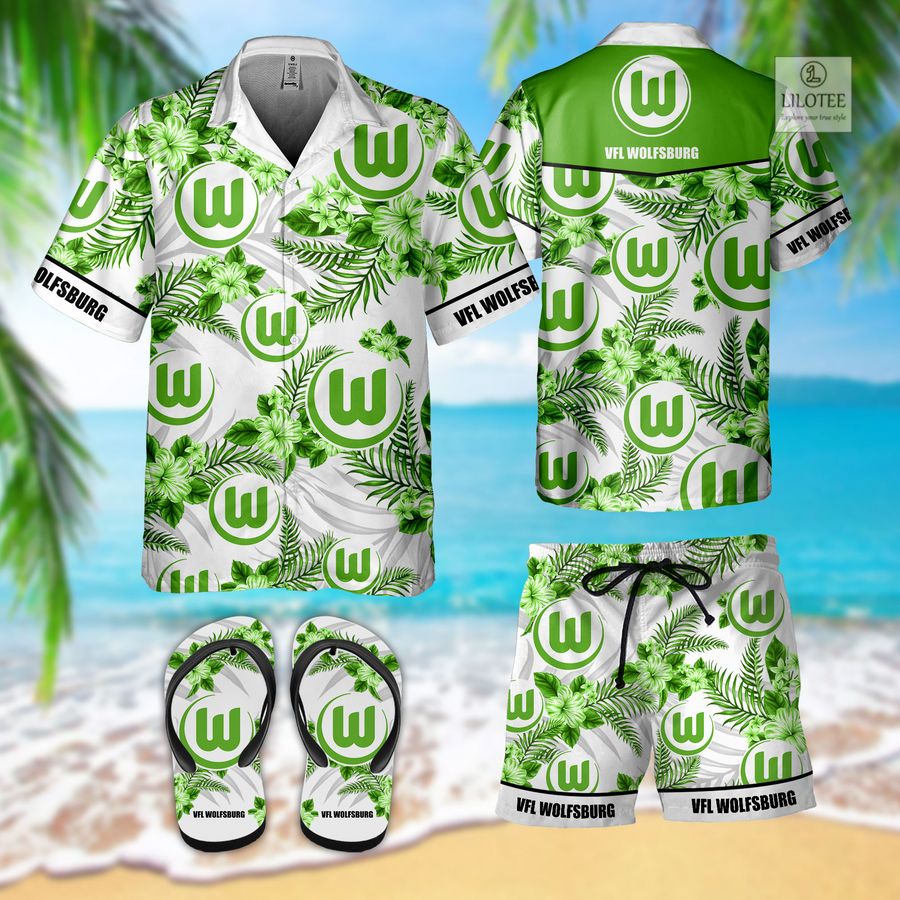 BEST VfL Wolfsburg Hawaiian Set, Flip Flop 2