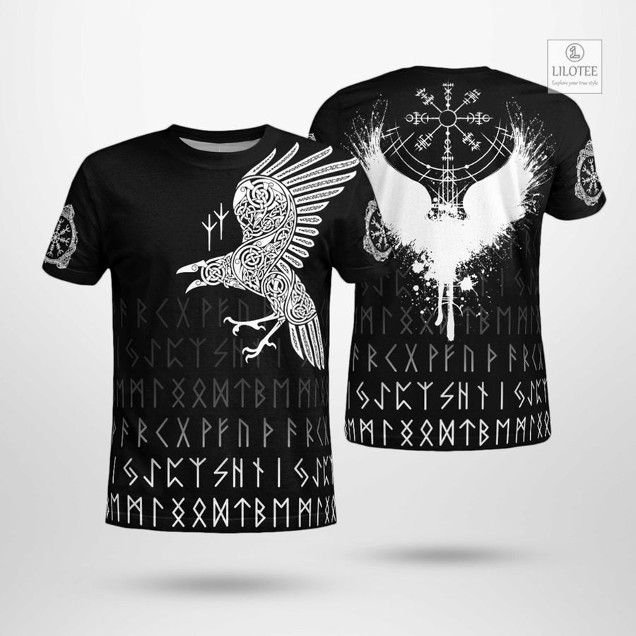 BEST Viking Raven And Rune Viking T-Shirt 6
