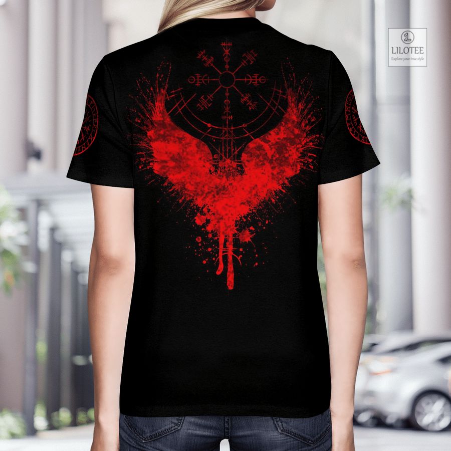 BEST Viking Raven And Vegvisir Viking T-Shirt 3 BEST Viking Raven And Vegvisir Viking T-Shirt - Image 3