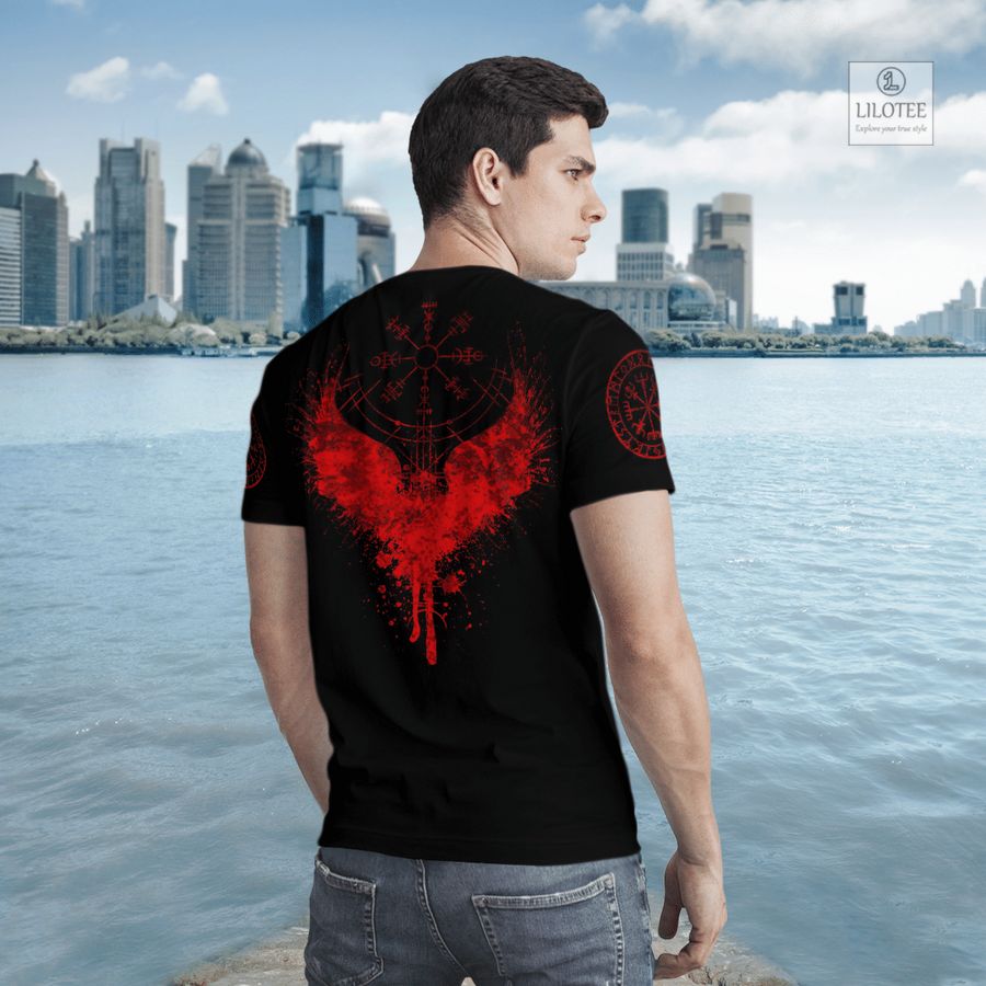 BEST Viking Raven And Vegvisir Viking T-Shirt 5 BEST Viking Raven And Vegvisir Viking T-Shirt - Image 5