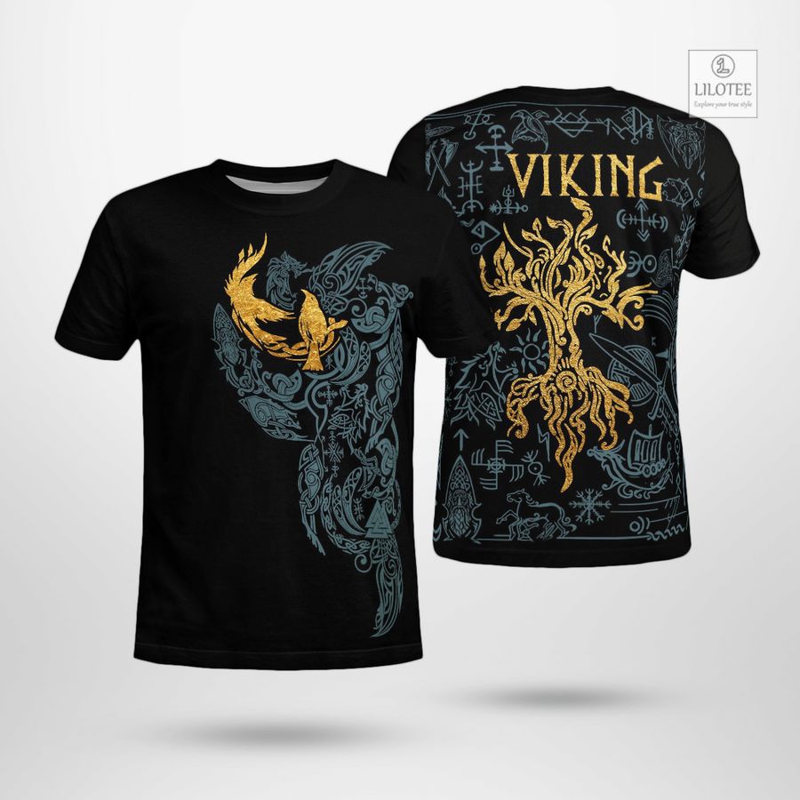 BEST Viking Raven And Yggdrasil Viking T-Shirt 11