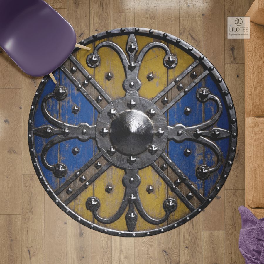 BEST Viking Shield Viking Round Carpet 5