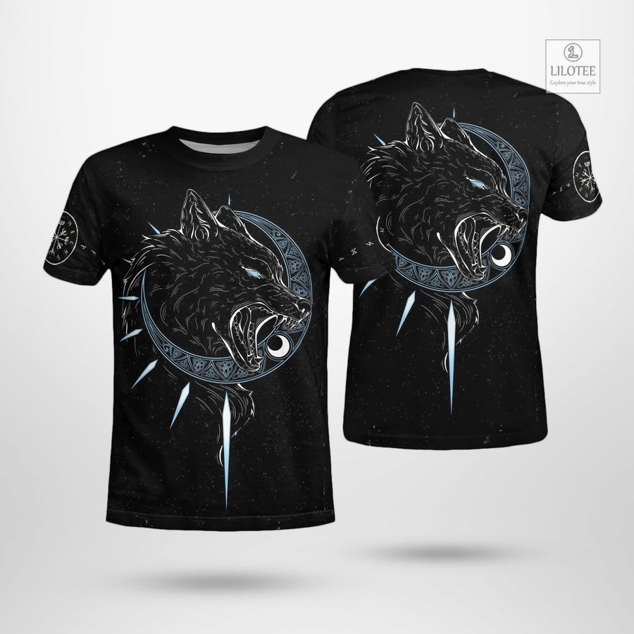 BEST Viking Wolf Viking T-Shirt 7