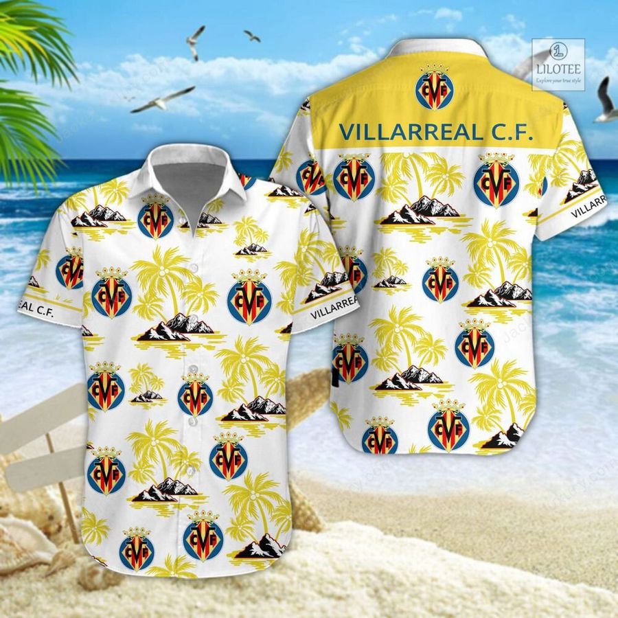Villarreal CF Hawaiian Shirt, Short 4