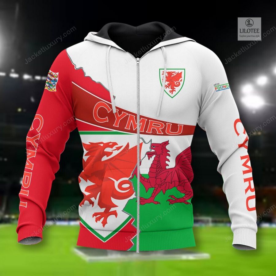 Wales national football team 3D Hoodie, Shirt 4