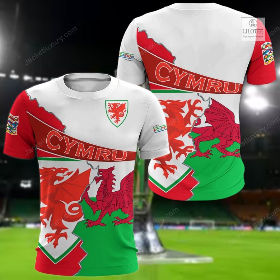 Wales national football team 3D Hoodie, Shirt 8