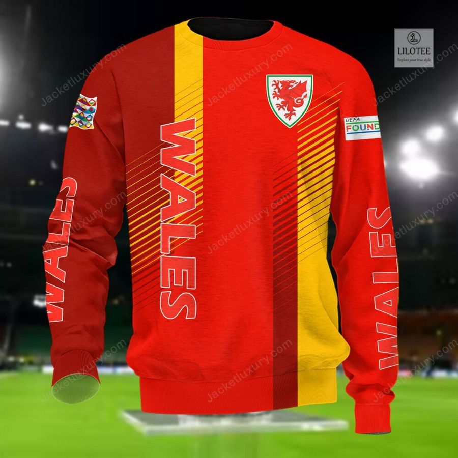 Wales national football team Red 3D Hoodie, Shirt 5