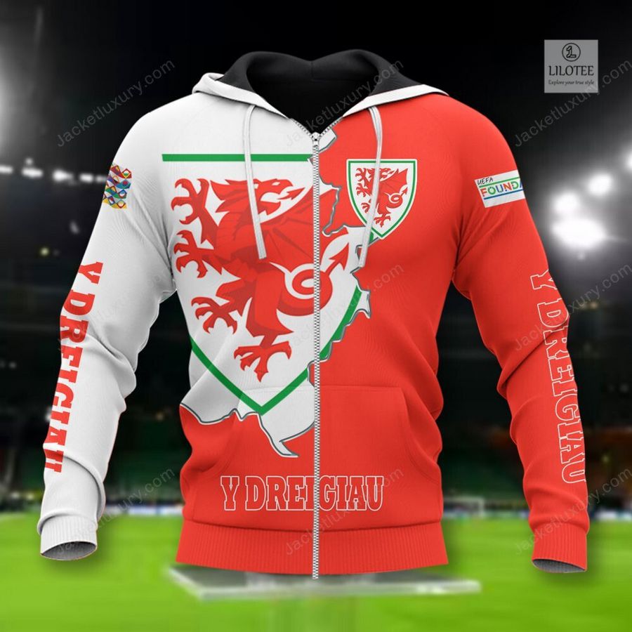 Wales Y Dreigiau national football team 3D Hoodie, Shirt 4