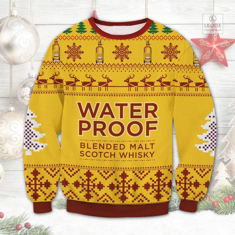 BEST Water Proof Blended Malt Scotch Whisky Christmas Sweater and Sweatshirt 3