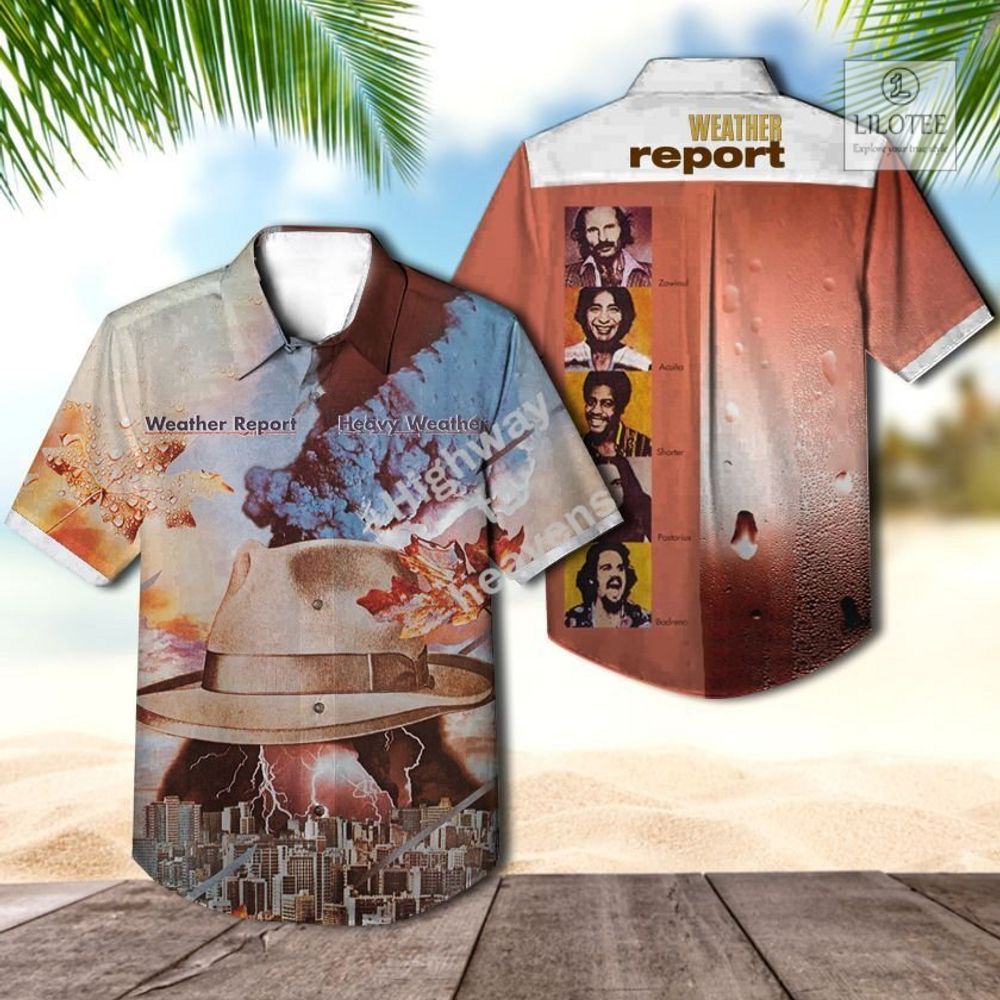 BEST Weather Report Heavy Weather Casual Hawaiian Shirt 3