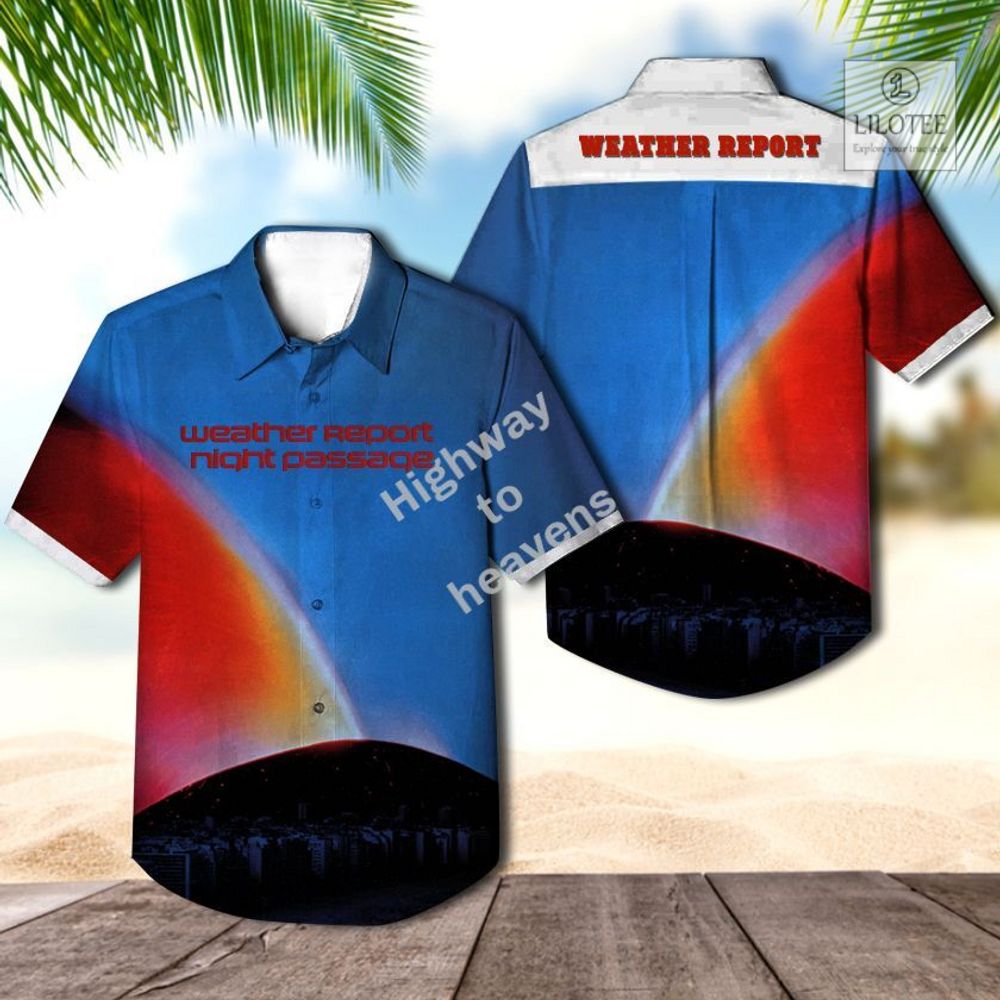 BEST Weather Report Night Passage Casual Hawaiian Shirt 3