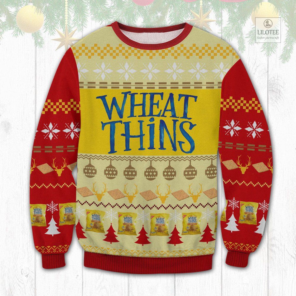 BEST Wheat Thins Christmas Sweater and Sweatshirt 3
