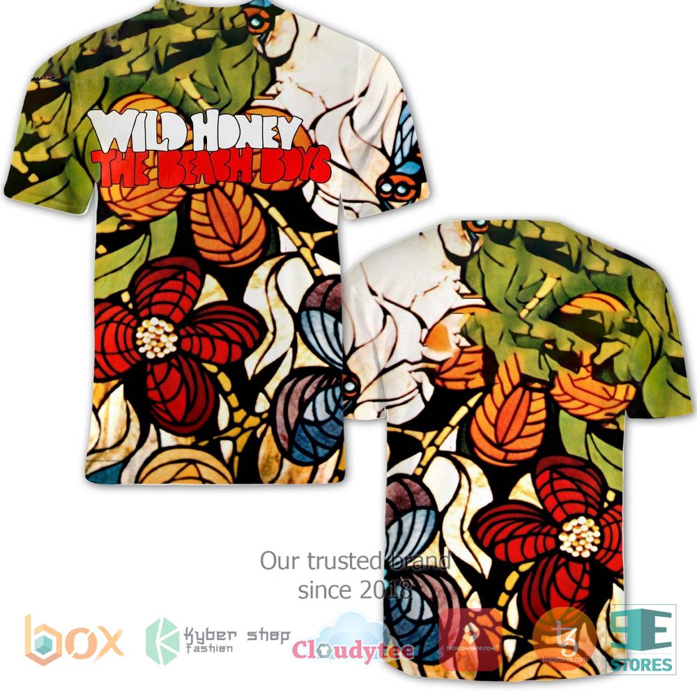 HOT Wild Honey The Beach Boys Album 3D Shirt 3