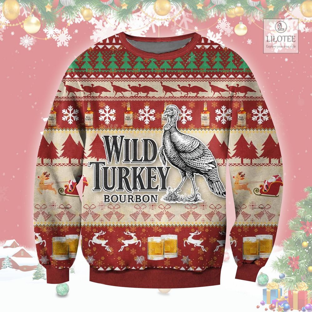 BEST Wild Turkey Bourbon 3D sweater, sweatshirt 3