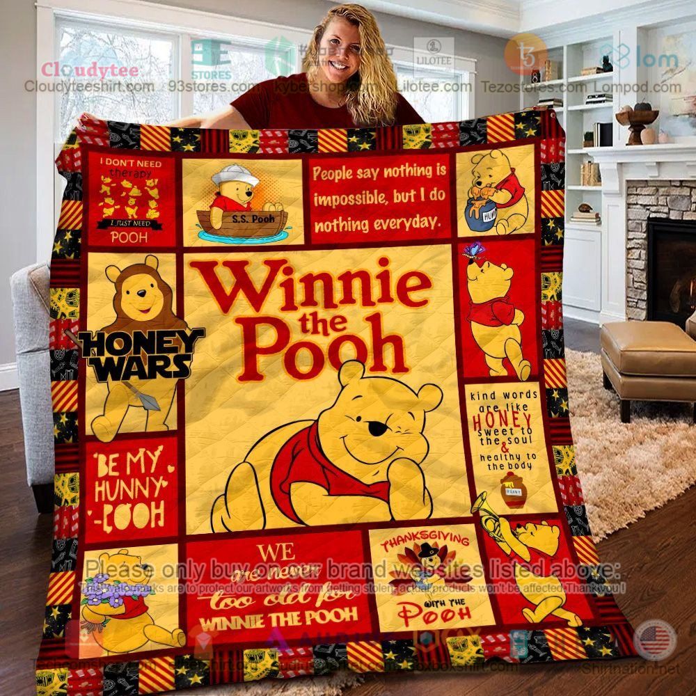 NEW Winnie-the-Pooh Honey Wars Quilt 4