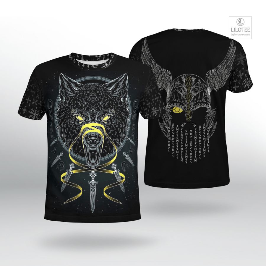 BEST Wolf Fenrir Odin Viking T-Shirt 7