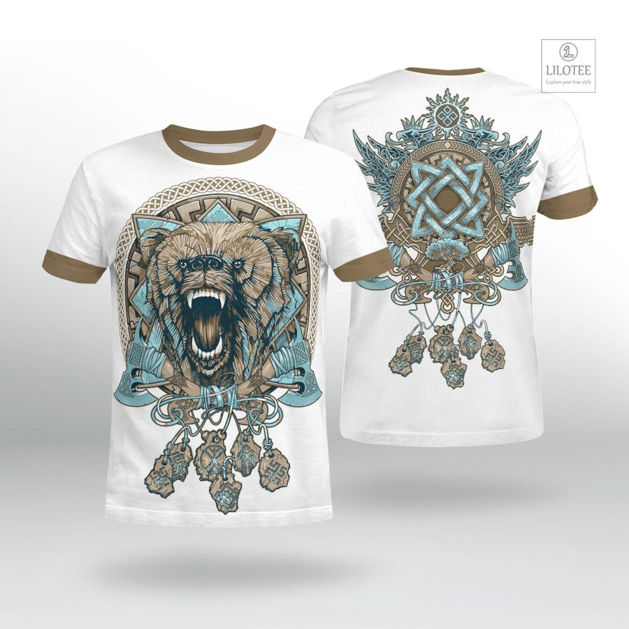 BEST Wolf Graphic Viking T-Shirt 6