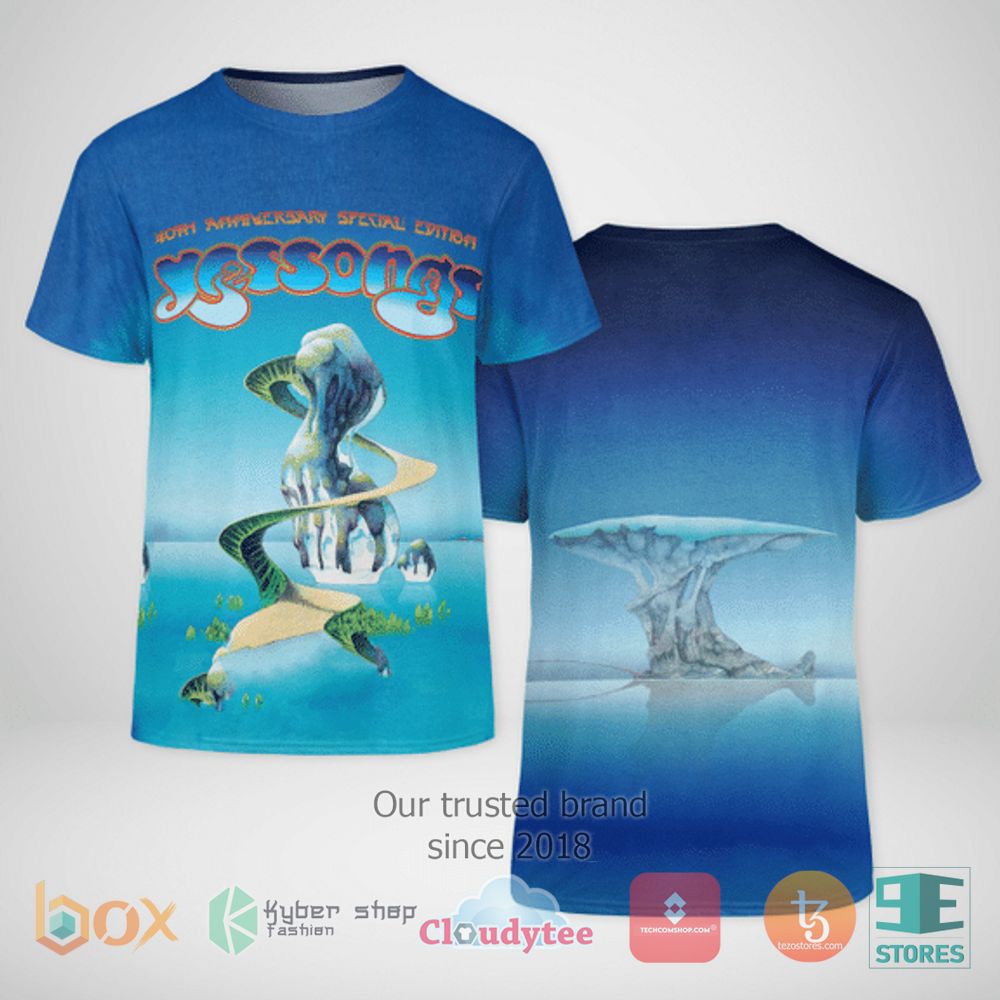BEST Yes 40th Anniversary Special Edition 3D Shirt 2