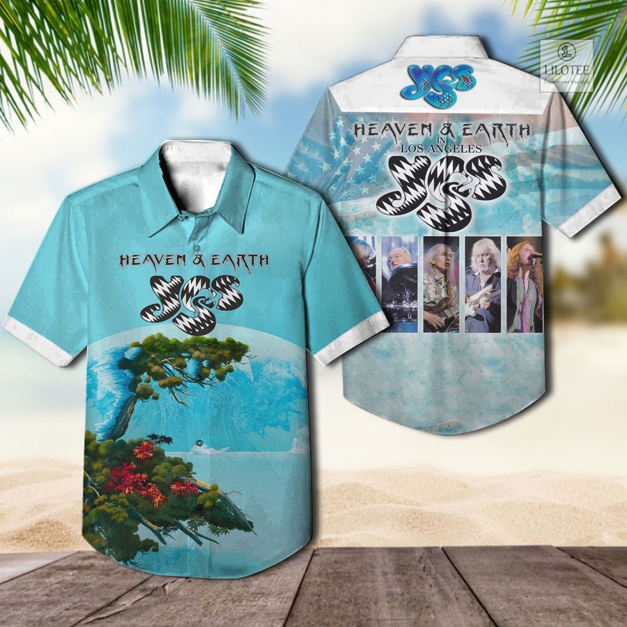 BEST Yes Band Heaven and Earth Hawaiian Shirt 3