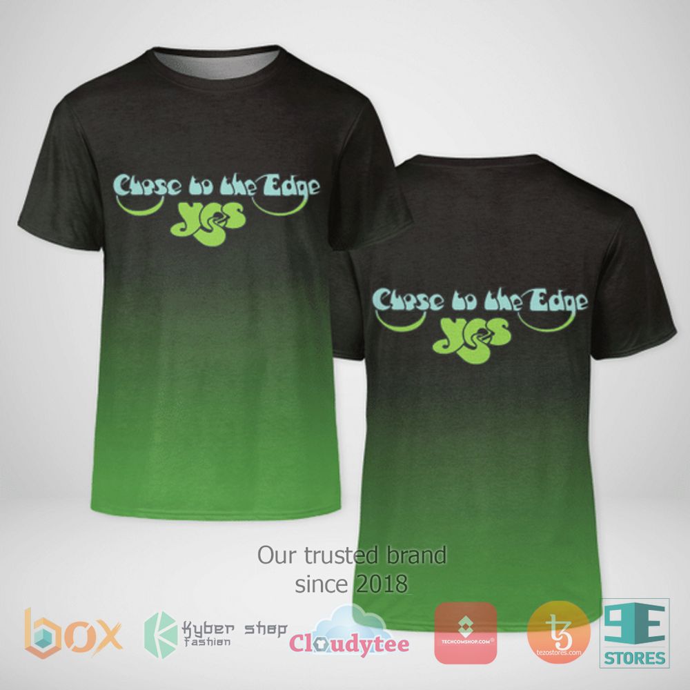 BEST Yes Close to the Edge Green 3D Shirt 3