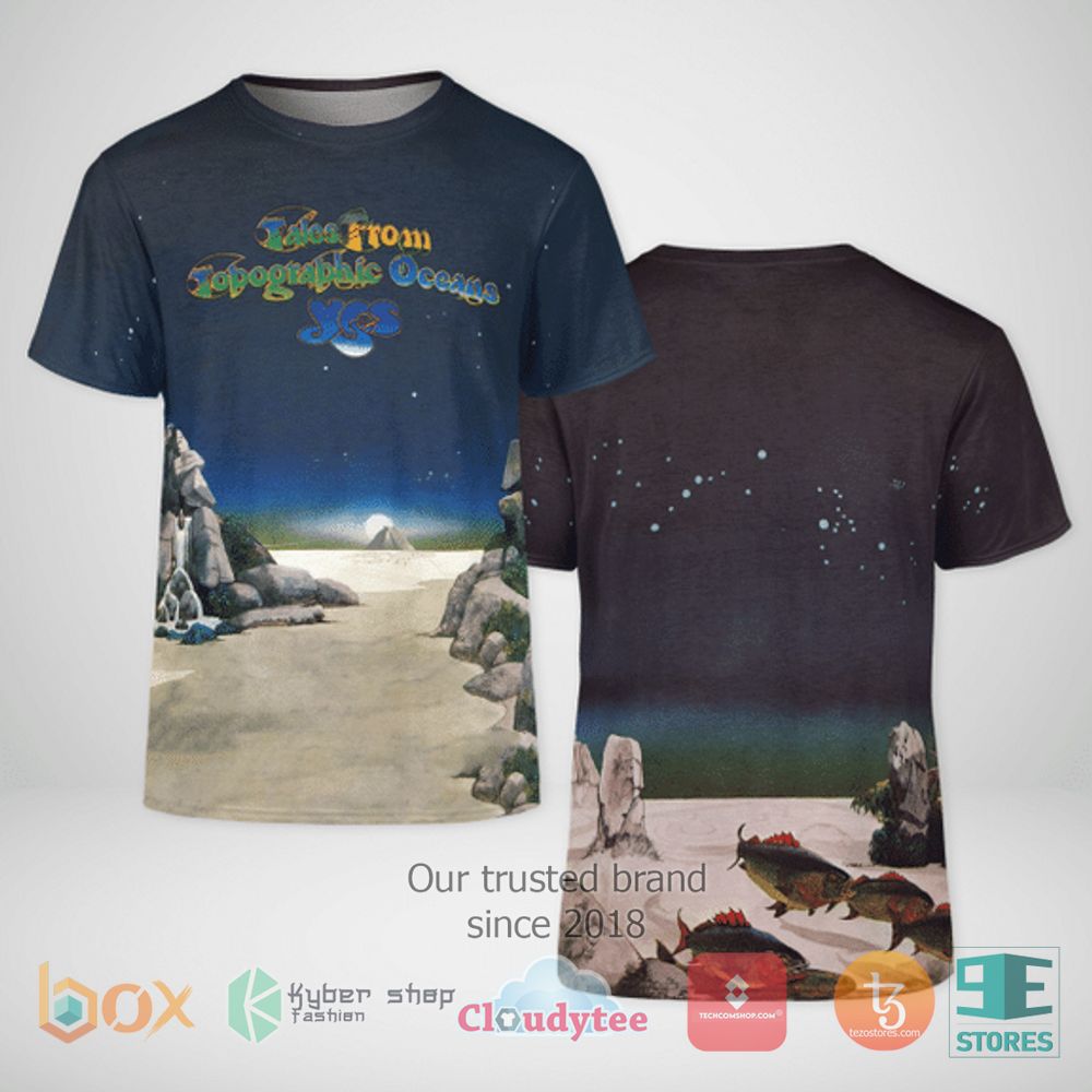 BEST Yes Tales from Topographic Oceans 3D Shirt 7