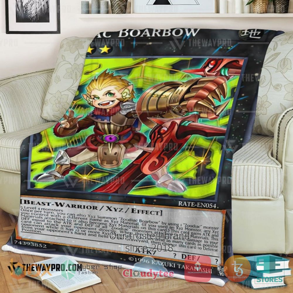 HOT Zoodiac Boarbow Soft Blanket 3