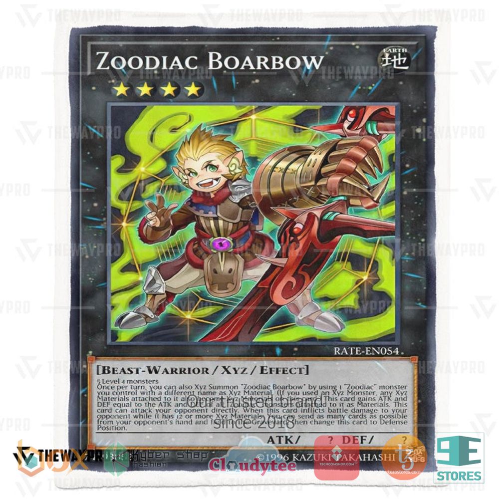 HOT Zoodiac Boarbow Soft Blanket 4