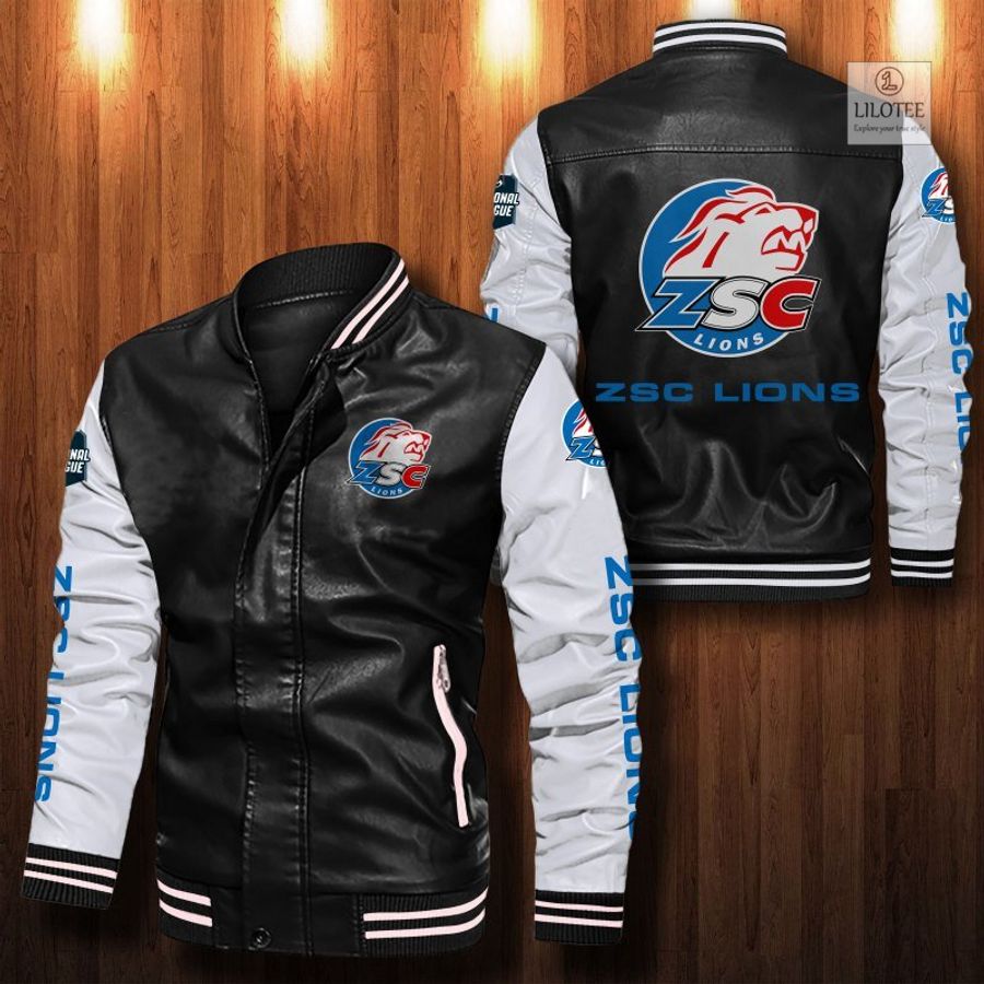 ZSC Lions Bomber Leather Jacket 16