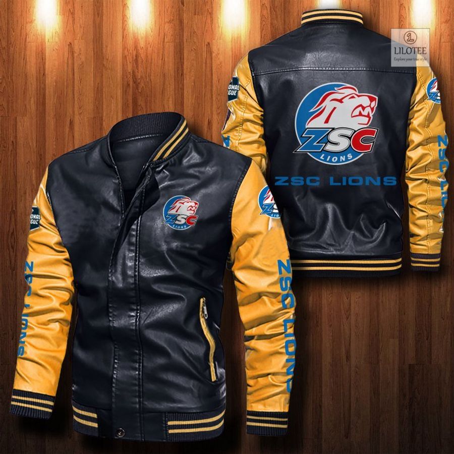 ZSC Lions Bomber Leather Jacket 6
