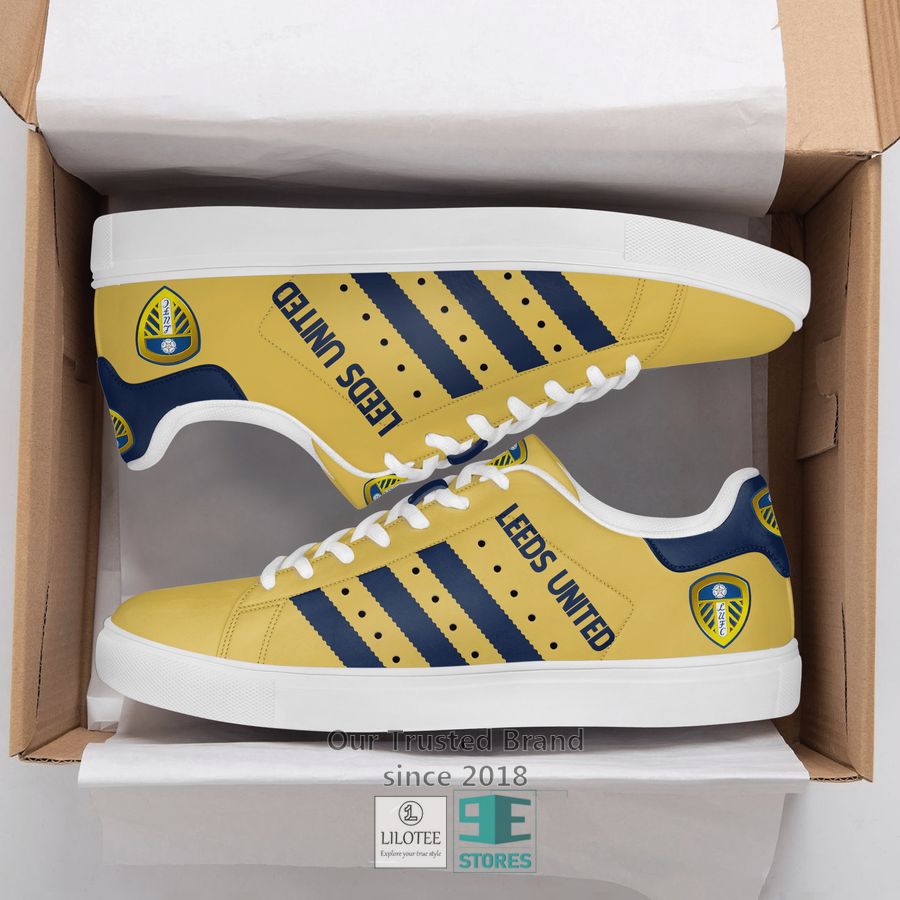 Leed United Yellow Stan Smith Low Top Shoes 5