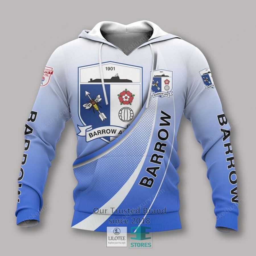 Barrow AFC Blue White Polo Shirt, Hoodie 22