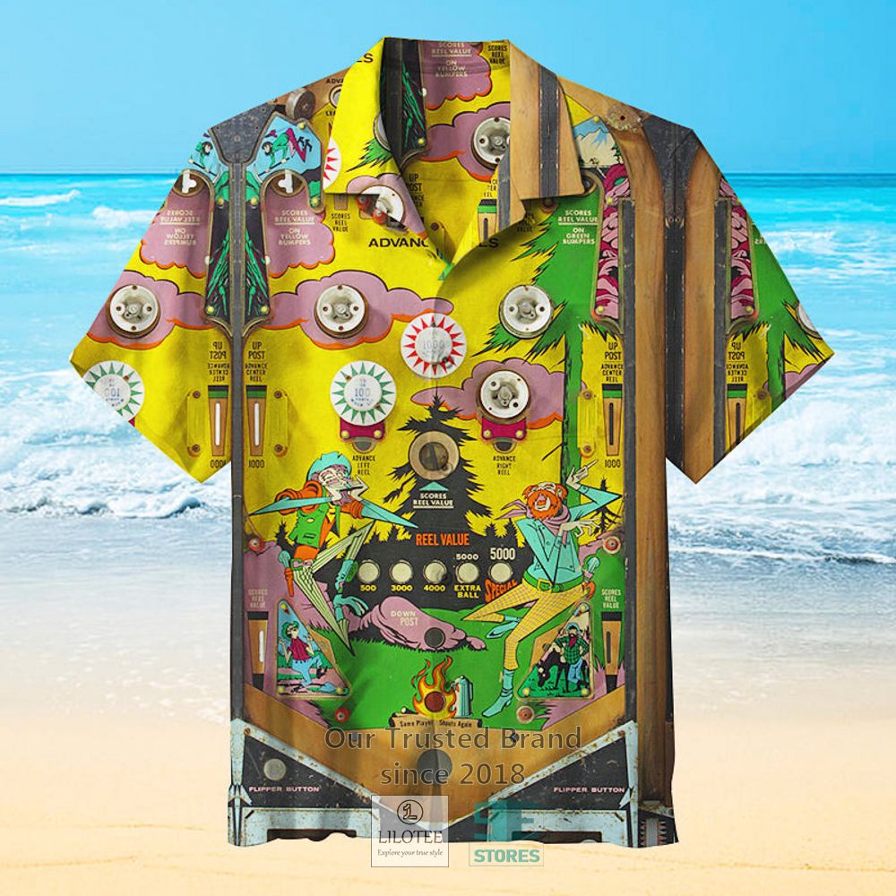 70s Pinball Hawaiian Shirt 1