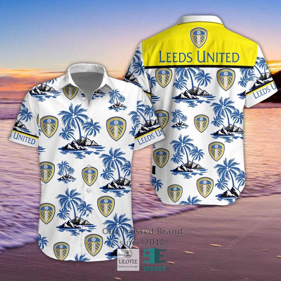 Leeds United F.C Island Hawaiian Shirt, Short 5