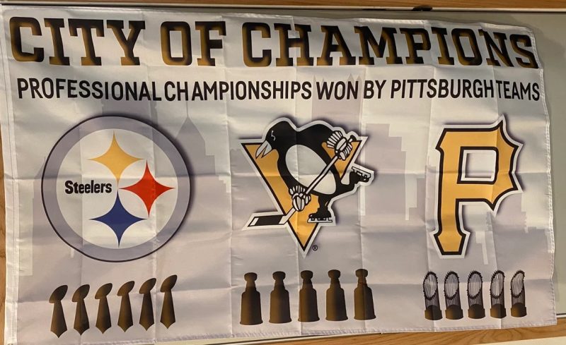 PITTSBURGH Steelers,Pirates,Penguins City of Champions Sports Teams Flag 6