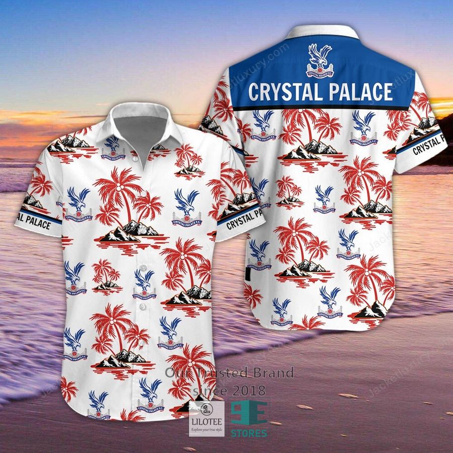 Crystal Palace F.C Hawaiian Shirt, Short 4