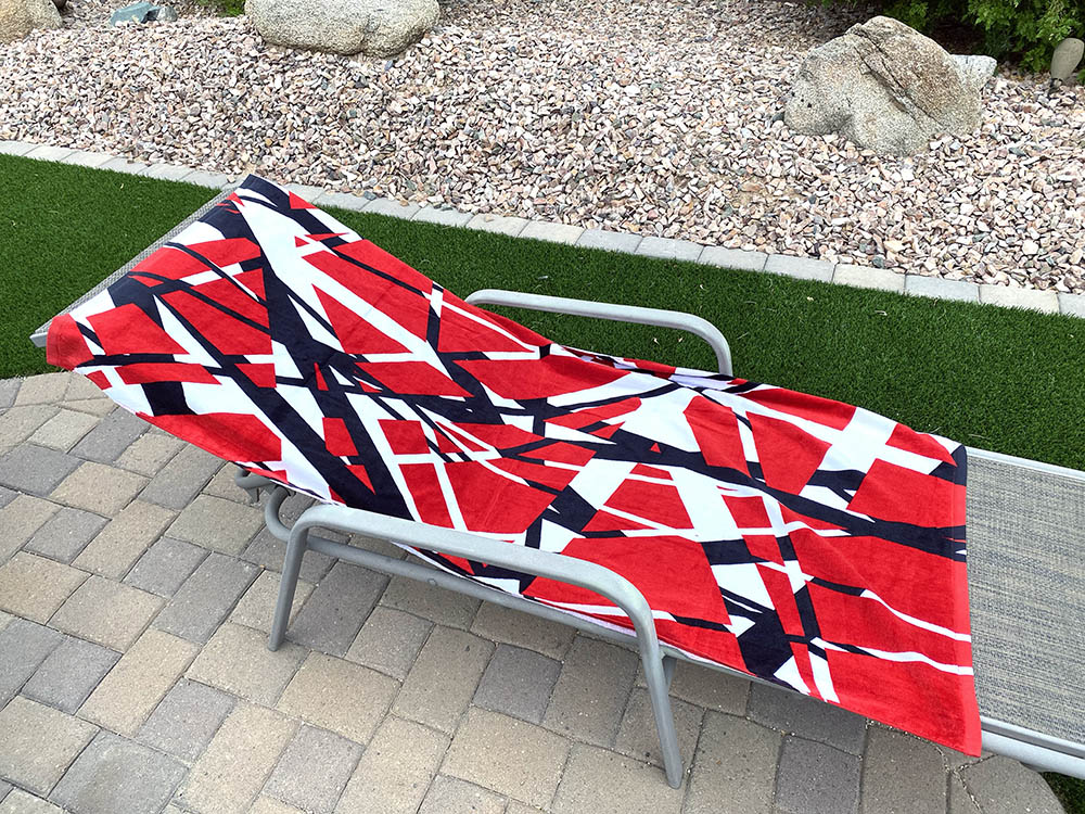 Van Halen Red Beach Towel 4