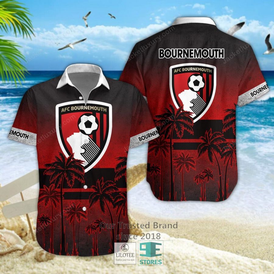 A.F.C. Bournemouth Coconut Hawaiian Shirt, Short 21