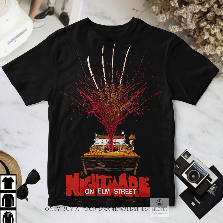 A Nightmare on Elm Street horror bed T-Shirt 3