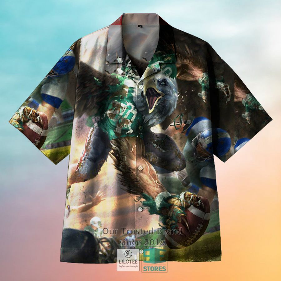 A Sarrior Like An Eagle Is Unparalleled In The Arena Casual Hawaiian Shirt 3