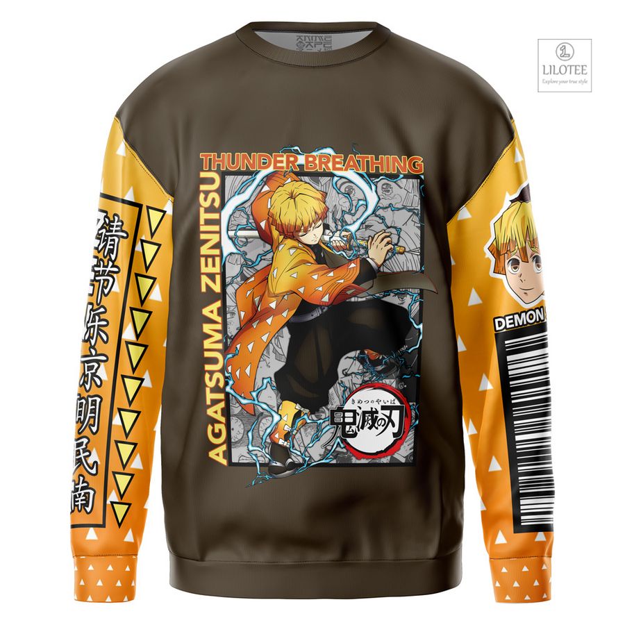 Agatsuma Zenitsu Demon Slayer Streetwear Sweatshirt 14