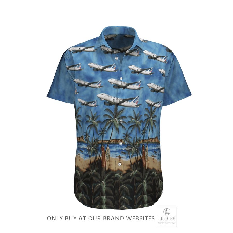 Alternative view of Air France Airbus A319-100 Hawaiian Shirt and Shorts
