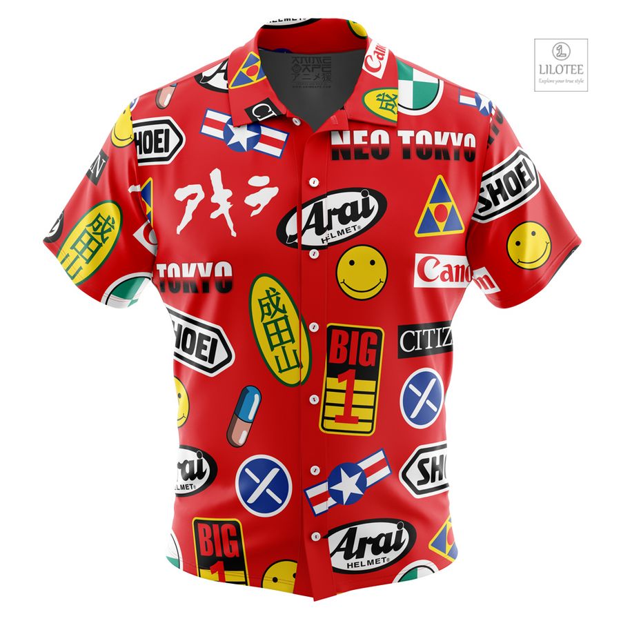 Akira Full Decals Short Sleeve Hawaiian Shirt 11