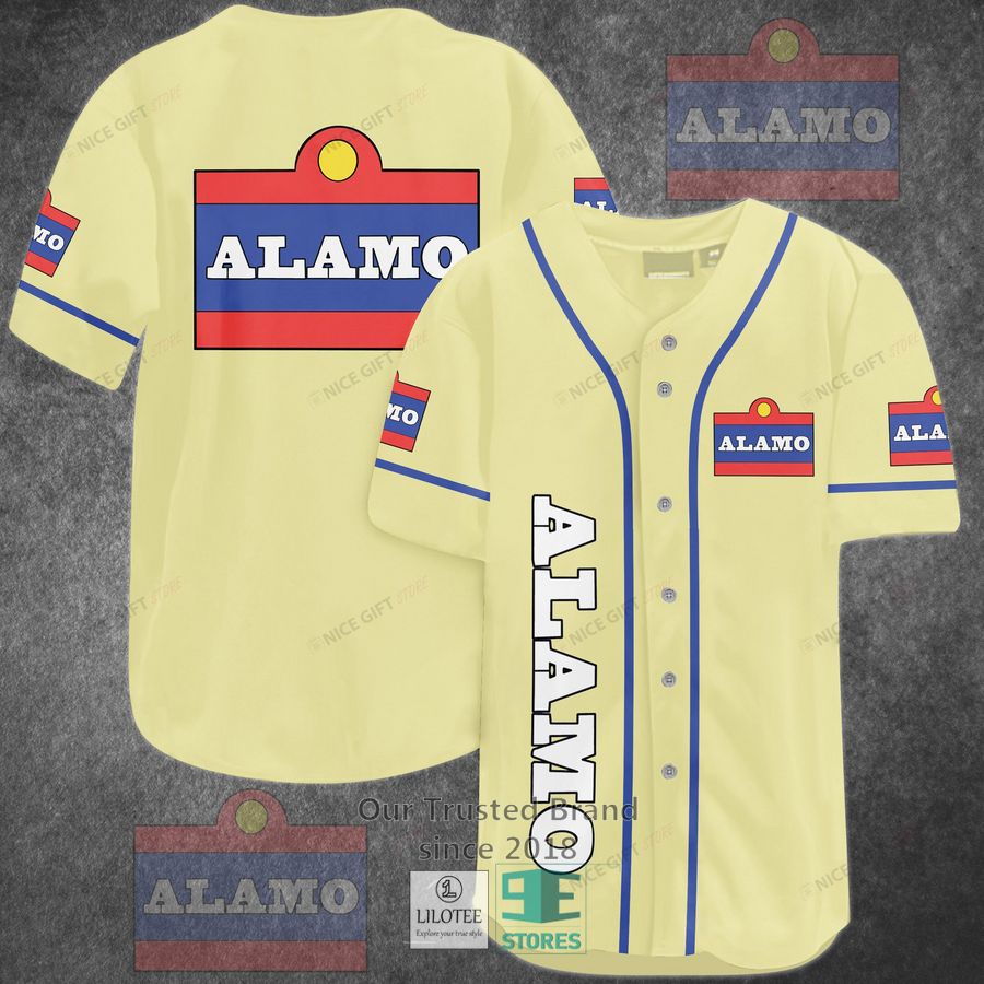 Alamo Beer Baseball Jersey 3