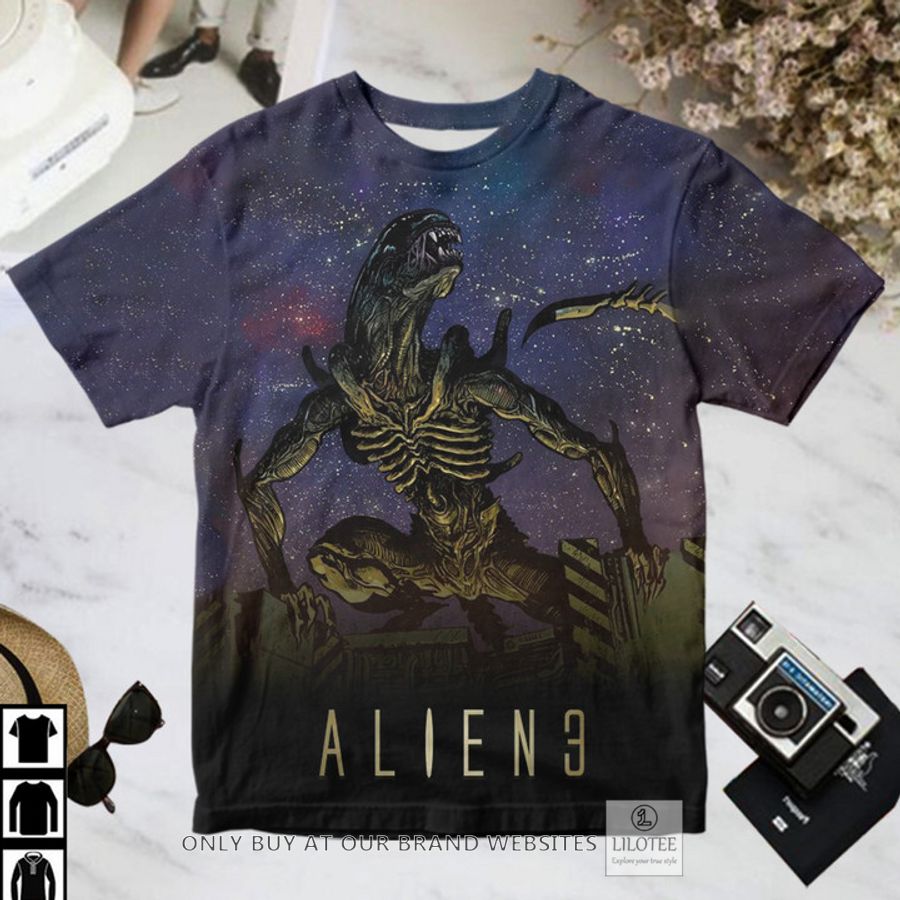 Aliens 1986 galaxy T-Shirt 3