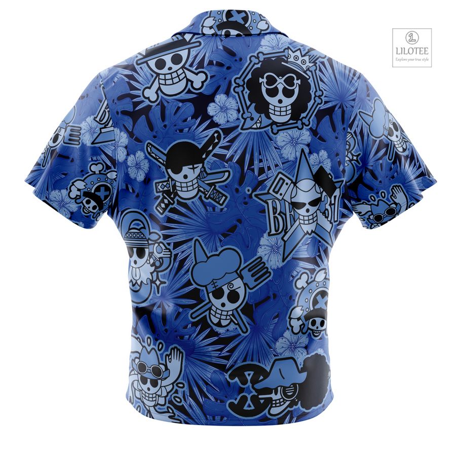 Aloha Theme One Piece Short Sleeve Hawaiian Shirt 12