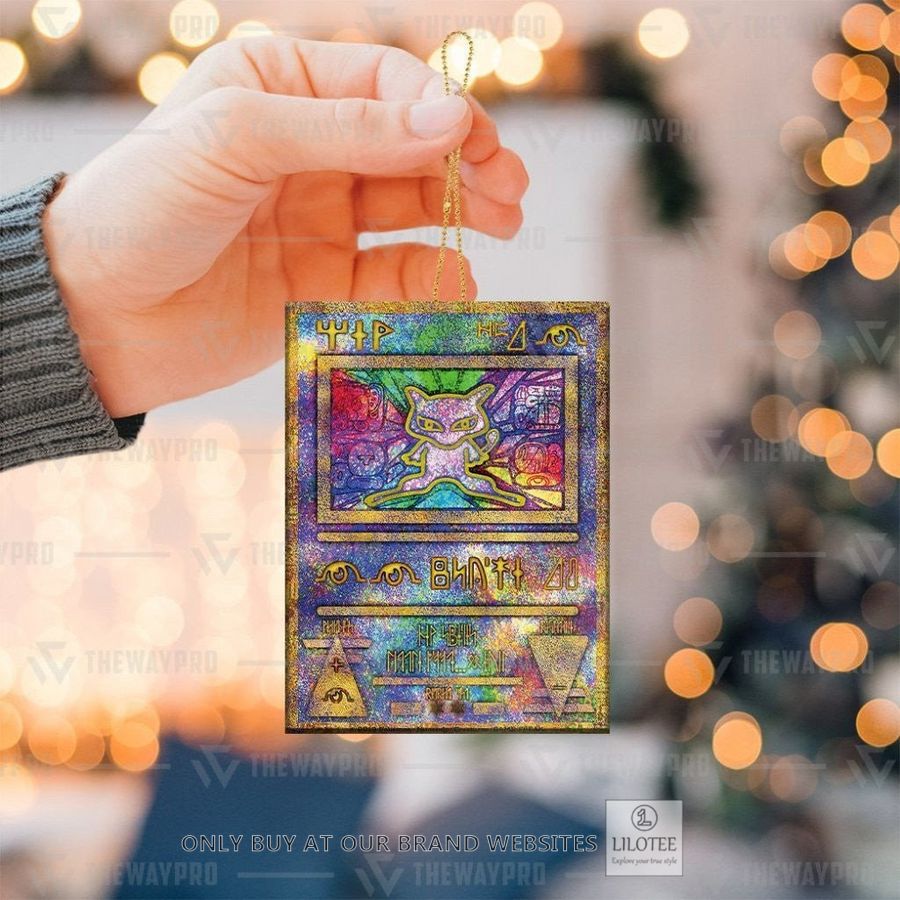 Ancient Mew Holo Christmas Ornament 7
