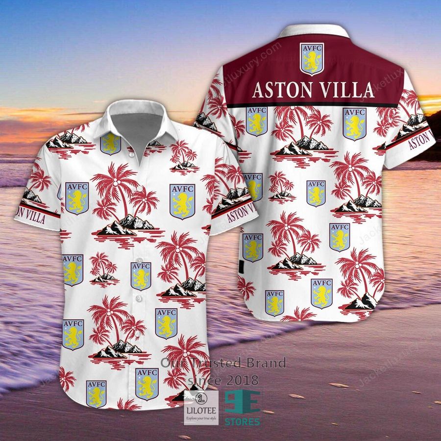 Aston Villa F.C Hawaiian Shirt, Short 3